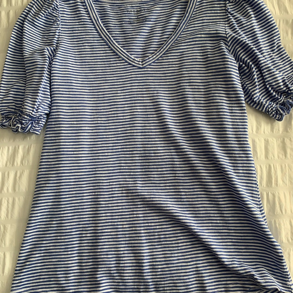 Talbots Striped Top - Picture 12 of 16